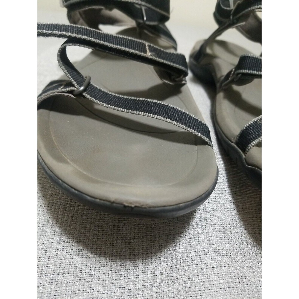 Teva Tirra Sandals Womens Black Grey Adjustable Hook Loop Strappy F27119A Sz 11 - Picture 14 of 16